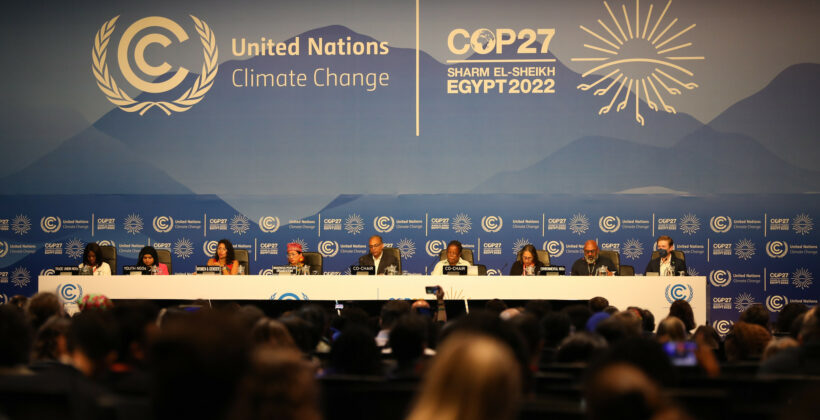 Peoples plenary at COP27